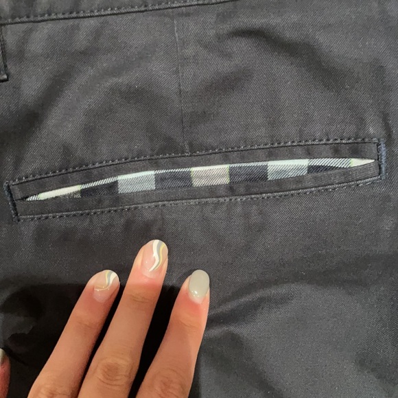 Navy blue bonobos slim straight men’s pants - Picture 6 of 6